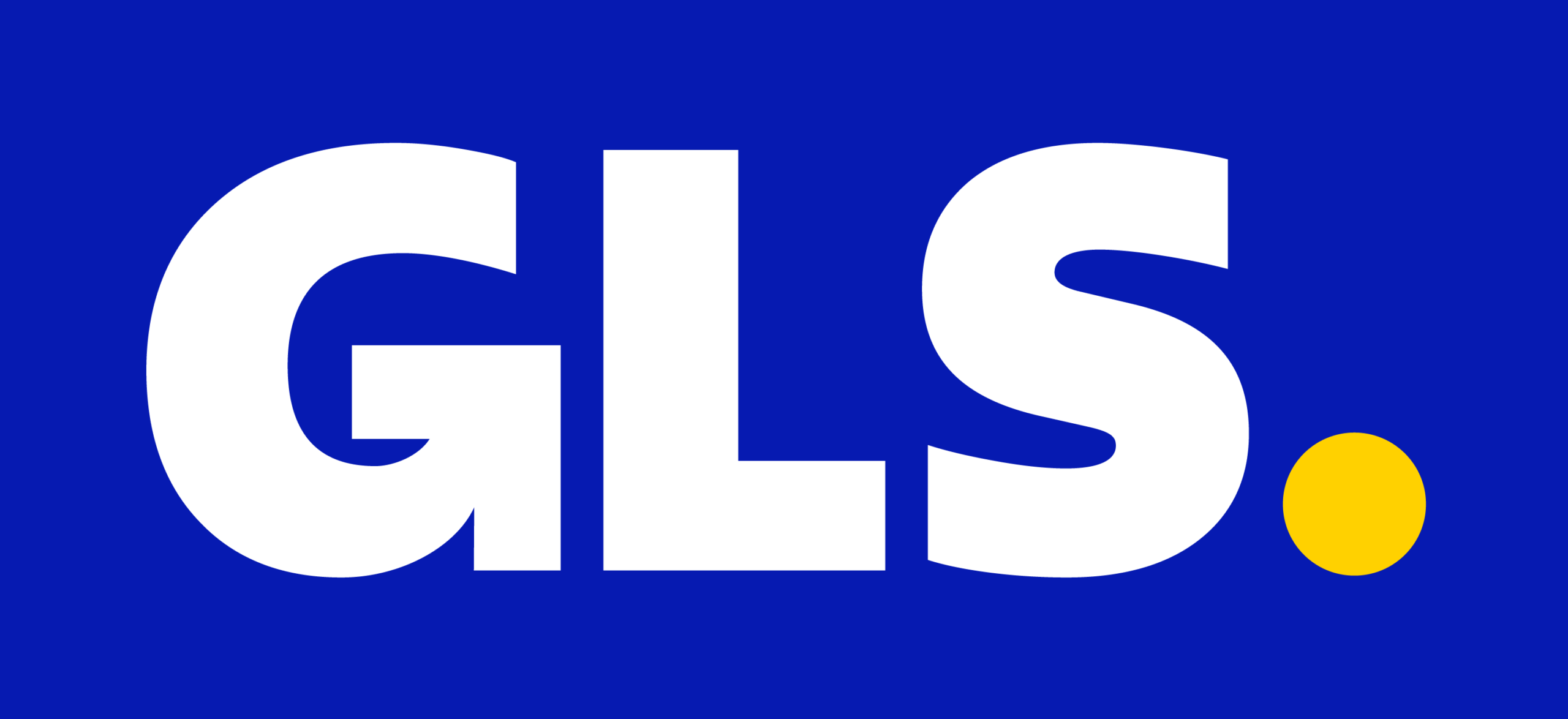 GLS_Logo_White_BlueBackground